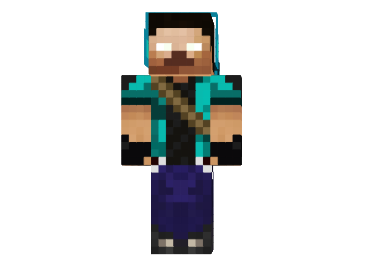  Herobrine Hunter HD Skin  Minecraft