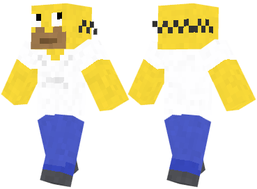  Homer Simpson Skin  Minecraft