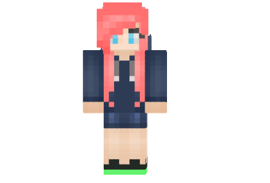  Hoodie Girl Skin  Minecraft