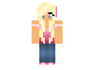  Hot Blonde Skin  Minecraft