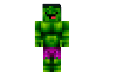  Hulk Very Derp Skin  Minecraft