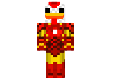  Iron Chicken Skin  Minecraft