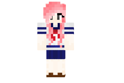  Japanese School Sailor Unim Girl Skin  Minecraft