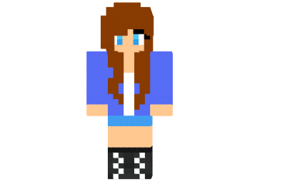  Jean Jacket Girl Skin  Minecraft