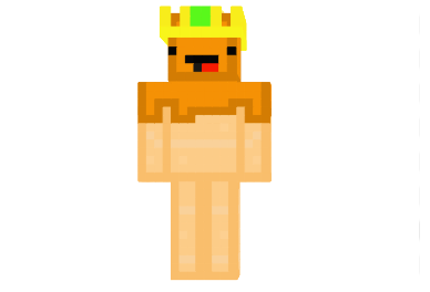  King Pancake Man Skin  Minecraft