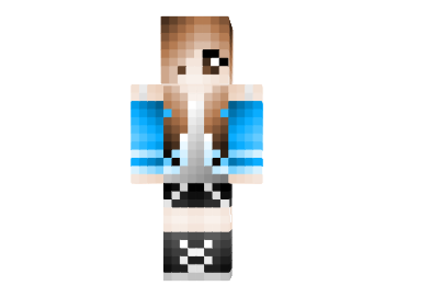  Mordecai Girl Original Skin  Minecraft