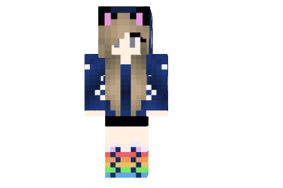  Neko Nyancat Girl Skin