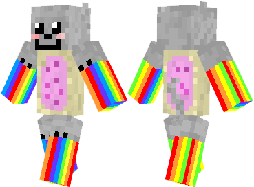  Nyan Cat Skin  Minecraft