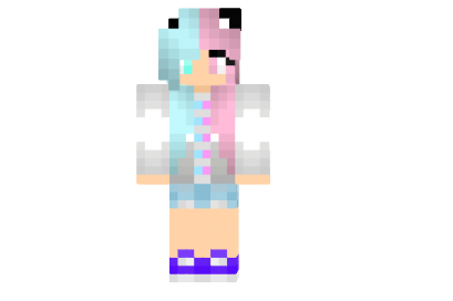  Oppisite Girl Skin  Minecraft