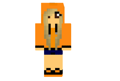  Orange Panda Hoodie Skin  Minecraft