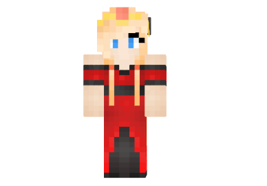  Original Fredsons Red Anime Princess Skin  Minecraft