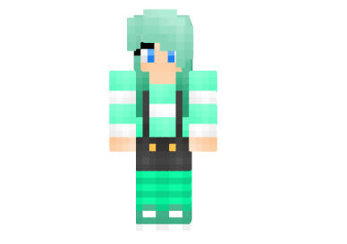  Original Fredsons Teal Skin  Minecraft