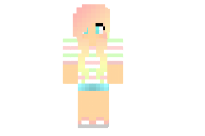  Pastel Girl Skin  Minecraft