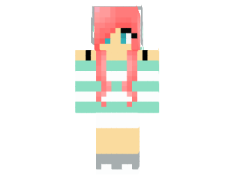  Pink Girl Skin  Minecraft