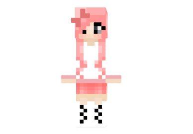  Pink Haired Girl Skin  Minecraft