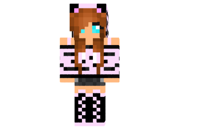  Pink Tiger Read Desc Skin  Minecraft