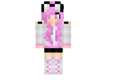  Pink Version Of Music Girl Skin  Minecraft