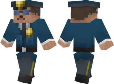  Police Man Skin  Minecraft