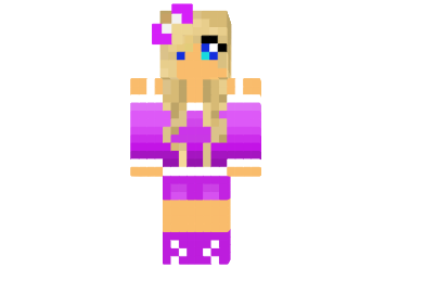  Pretty Purple Skin  Minecraft