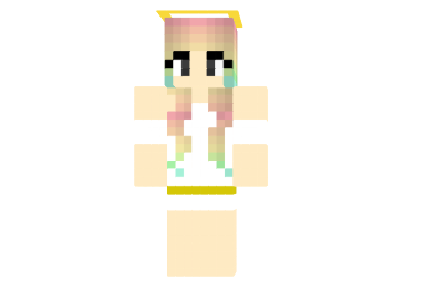  Pretty Rainbow Angel Skin  Minecraft