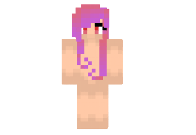  Purple Girl Skin  Minecraft