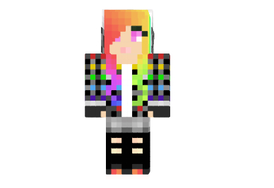  Rainbow Dash Girl Skin  Minecraft