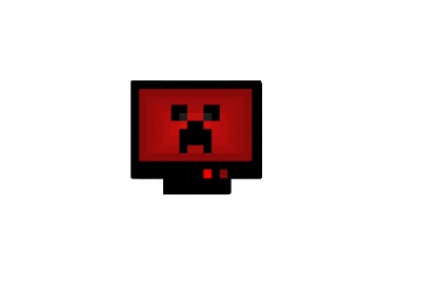  Red Creeper TV Skin  Minecraft