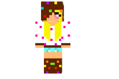  Revised Chocolate Cake Girl Skin  Minecraft