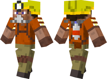  Safety Miner Skin  Minecraft