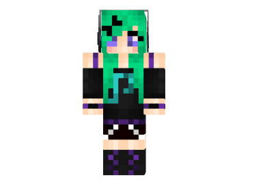  Scene Girl Spirit Skin  Minecraft