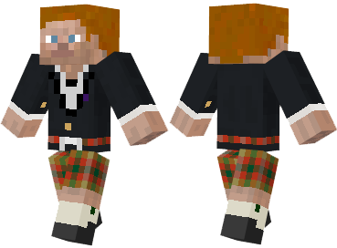  Scottish Steve Skin  Minecraft