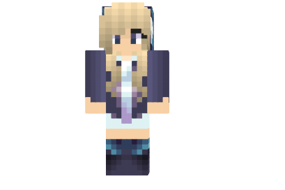  Simple School Girl Skin