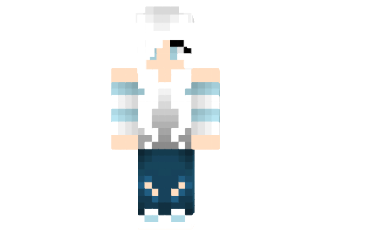  Snow Flake Girl Skin  Minecraft