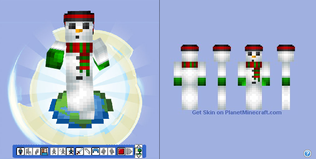 Скачать Snowman Skin для Minecraft.