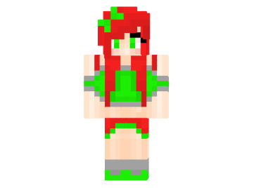  Strawberry Girl Skin  Minecraft