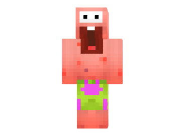  Surprised Patrick Skin  Minecraft