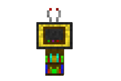  Tv In A Tv Skin  Minecraft