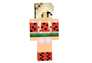 http://minecraftaly.ru/uploads/posts/skins/Watermelon-girl-skin.png