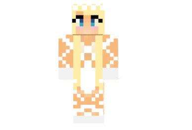  White Princess Skin  Minecraft