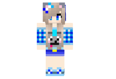  Wolfie Girl Skin  Minecraft