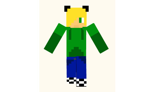  Zach  The Super Gamer Bro (Neko Form) Skin  Minecraft